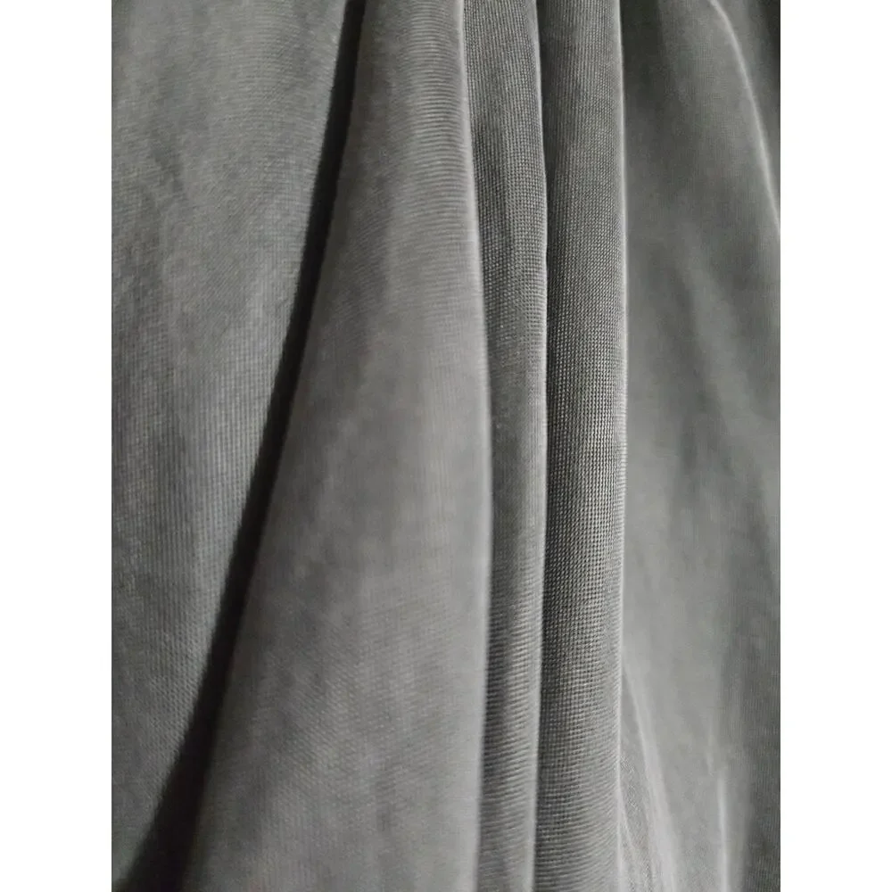 J Crew Amber Slip Dress Green Cupro Halter Maxi Bias Keyhole Silky Slipdress 6